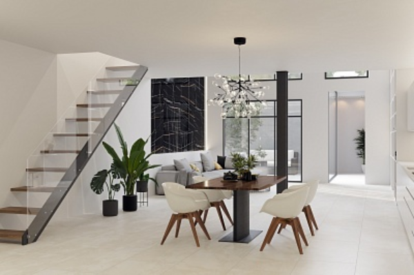 Керамогранит Kerranova Marble Trend 30х60, K-1001/SR/300x600x10