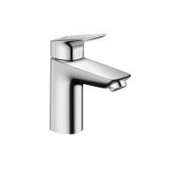 Смеситель для раковины Hansgrohe Logis 100, со сливным гарнитуром, хром, 71102000