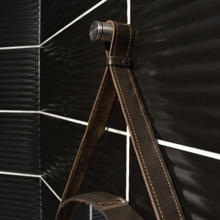 Зеркало Azario Капитан D610 бесконтактный сенсор, коричн кожа