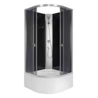 Душевая кабина Niagara Eco 80*80, тонированное, профиль хром матовый, E80/40/TN/BK