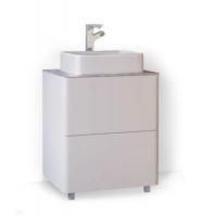 Тумба для раковины Raval Pure  65  напольная, белая, Pur.01.65/N/W