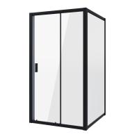 Душевая кабина Niagara Nova NG-82-9AB-A80B 90х80х195 прямоугольник, черный, дверь раздвижная, стекло