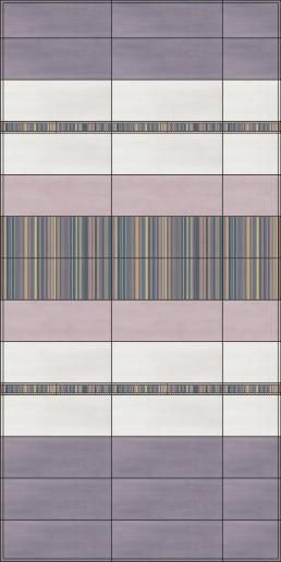 Бордюр Kerama Marazzi Ньюпорт Цветы зеленый 40х3 STG\B235\15016