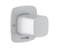 Переключатель на 2 выхода WasserKRAFT Saale 9500 белый Soft-touch, A266