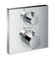 Термостат Hansgrohe Ecostat Square, скрытого монтажа, для 2 потребителей, хром, 15714000