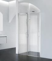 Душевая дверь BelBagno 1500x1950, прозрачное стекло, хромированный профиль, ACQUA-BF-1-150-C-Cr
