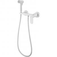 Смеситель для душа Haiba HB5516-8 WHITE, с гигиенической лейкой, белый