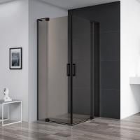 Душевая кабина Cezares SLIDER-AH-2-70/80-90/100-BR-NERO
