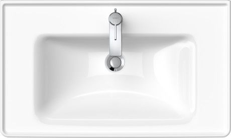 Раковина накладная Duravit D-Neo с переливом,1 отв., белый, 2367800000