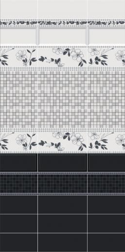Плитка настенная Kerama Marazzi Бельканто 15х40 белый грань 15080