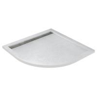 Поддон литой Cezares из искусственного мрамора, радиальный 1000x1000x30, TRAY-AS-R-100-30-W