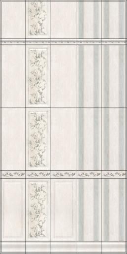 Плитка настенная Kerama Marazzi Кантри Шик 20х50 Полоски 7187