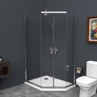 Душевая кабина BelBagno Uno 120*90*195, прозрачное стекло, хромированный профиль, UNO-195-PH-2-120/9