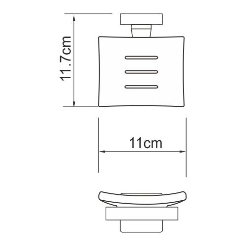 Мыльница WasserKRAFT Dill K-3900, K-3929