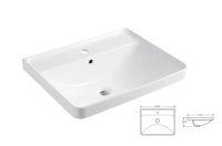 Раковина мебельная Azario Монте 600*475*205 мм, AZ-Монте 60 TX