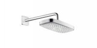Верхний душ с душевым кронштейном Hansgrohe Raindance Select E 300 2jet, хром, 26609400