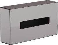 Держатель салфеток Hansgrohe AddStoris, шлифованный черный хром, 41774340