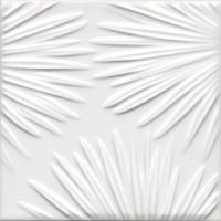 Декор Kerama Marazzi Агдаль 4 белый мат структура 15x15x0,9, KMD2SFE001BN