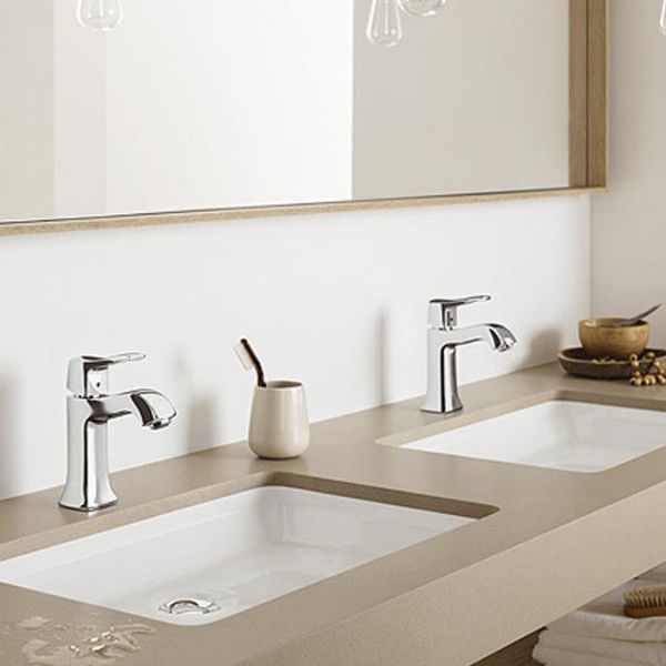 Смеситель для раковины Hansgrohe Metris Classic, однорычажный 31075000 HРС