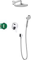Душевая система Hansgrohe Design ShowerSet Crometta S/Focus встраиваемая, хром, 27958000
