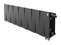 Радиатор биметаллический Royal Thermo PianoForte 200 /Noir Sable VDR - 14 секций, черный графитовый,