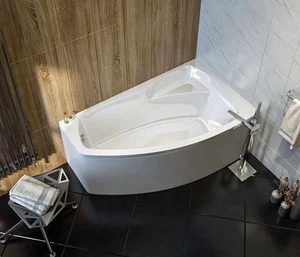 Ванна акриловая Bas "КАМЕЯ-PRO" 1500х900 правая, с каркасом