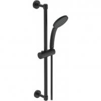 Душевой гарнитур Ideal Standart IDEALRAIN SOFT M1, черный, состоящий из: 1-функциональной душевой ле