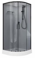 Душевая кабина Aquanet Passion EVO R black 90x90 набор 3