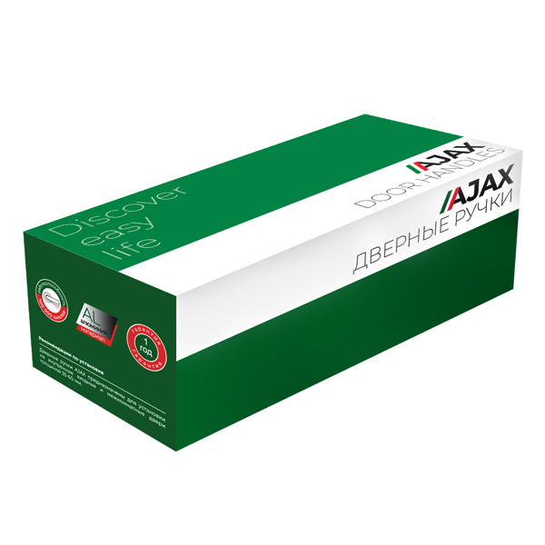 Ручка раздельная Ajax K.JK51.EVO (EVO JK) SN/CP-3 матовый никель/хром
