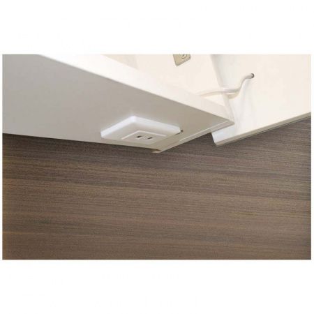Зеркало-шкаф Azario Минио 700*800 1Л с подсветкой, ВЛДСП, CS00075842