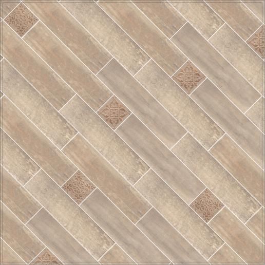 ПЛИТКА Kerama Marazzi 9,9*40,2 Браш Вуд коричневый тёмный SG401300N