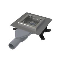 Сливной трап Alcadrain 150 × 150/110, воротник – 2-х уровневая изоляция, APV11