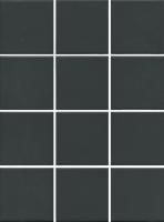 Керамогранит Kerama Marazzi Агуста черный натуральный 9,8х9,8 из 12 частей, 1333