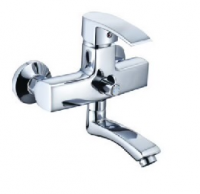 Смеситель для ванны Mixxus MAGNUM 009 EURO WHITE-CHROME, белый/хром, CR0659