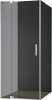Душевая кабина Cezares Slider  90*70(80)*195 см, серое стекло, хромированный профиль, SLIDER-AH-1-90