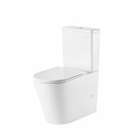 Унитаз напольный Grossman 670х380х850 безободковый, белый матовый с тонкой крышкой, микролифт, смыв