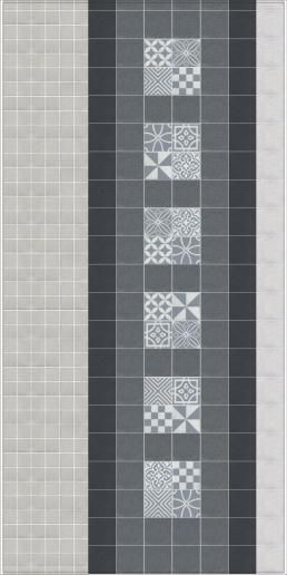 Вставка Kerama Marazzi Амальфи орнамент коричневый 9,9х9,9 STG\A401\1266
