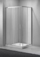 Душевая кабина BelBagno Sela 1200x900x1900, текстурное стекло, хромированный профиль, SELA-AH-2-120/
