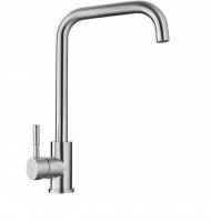 Смеситель для кухни Mixxus SUS-011-G, с высоким изливом, хром, SS0419