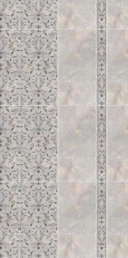 Карандаш Kerama Marazzi Бисер белый золото 20х1,4 POF002