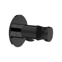 Подключение для душевого шланга Almar Round с держателем душа, Black Absolute Brushed PVD