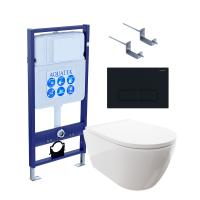 SET Aquatek ПОЛАРИС (рама Aquatek Standard INS-0000012+унитаз ПОЛАРИС AQ0700-00 с тонким сиденьем so