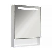 Зеркало-шкаф Comforty Никосия-60 LED-подсветка белый глянец, 00-00014145CF