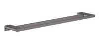 Полотенцедержатель двойной Hansgrohe AddStoris, шлифованный черный хром, 41743340