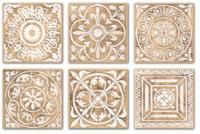 Вставка Kerama Marazzi Сонет 5х5 песочный C1294\TU0600