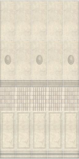 Бордюр Kerama Marazzi Резиденция беж структурированный 20х9,9 19027\3F
