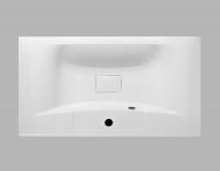 Раковина BelBagno из литьевого мрамора, 800x450x150, BB800/450-LV-MR-PR