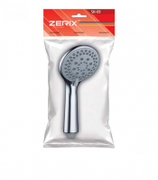 Душевая лейка Zerix SH-09, Ø10.5см 5 режимов, хром, ZX1081
