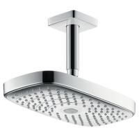Верхний душ с душевым кронштейном Hansgrohe Raindance Select E 300 2jet EcoSmart, хром, 26608000
