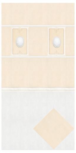 Декор Kerama Marazzi Камея 12х16 овал OBA003